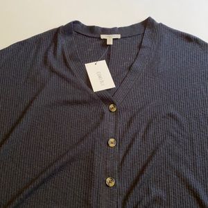 Como Blu Women’s Plus 3X‎ Black Blouse